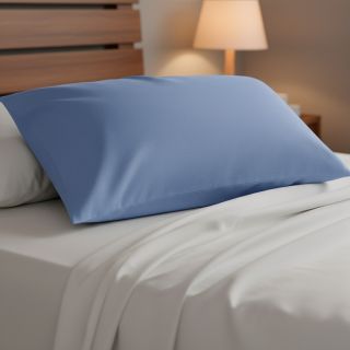 Cotton poplin dark sky blue