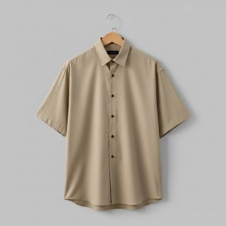 Cotton poplin light brown