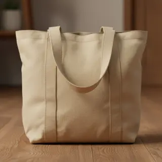 Cotton poplin light brown