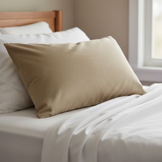 Cotton poplin dark beige