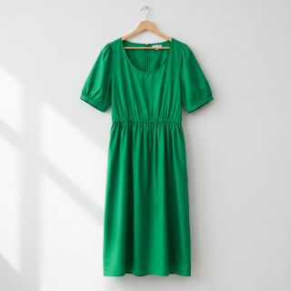 Cotton poplin kelly green