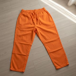 Cotton poplin tangerine