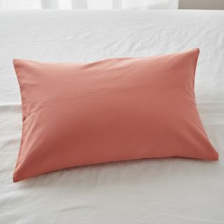 Cotton poplin dark coral