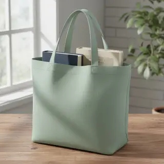 Cotton poplin dark mint