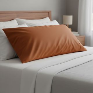 Cotton poplin cognac