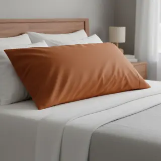 Cotton poplin cognac