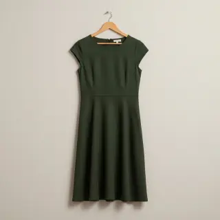 Cotton poplin army green