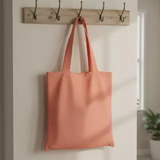Cotton poplin coral