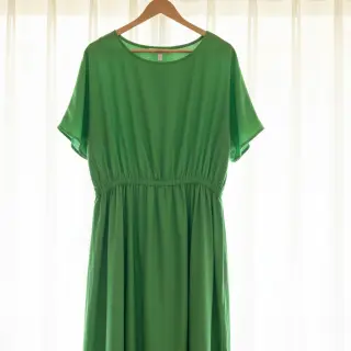 Cotton poplin light green