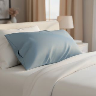 Cotton poplin light indigo