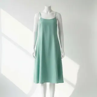 Cotton poplin fresh sage