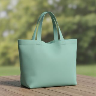 Cotton poplin fresh sage