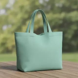 Cotton poplin fresh sage
