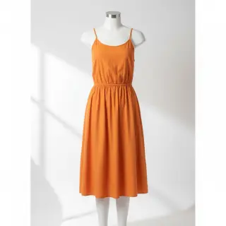 Cotton poplin apricot