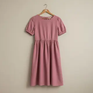 Cotton poplin mauve