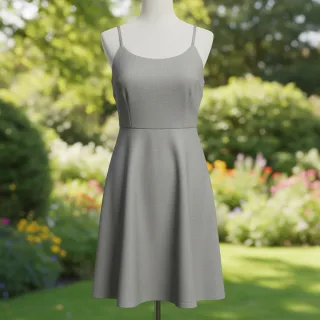 Cotton poplin rock grey
