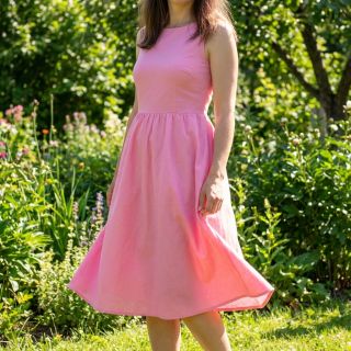 Cotton poplin light pink