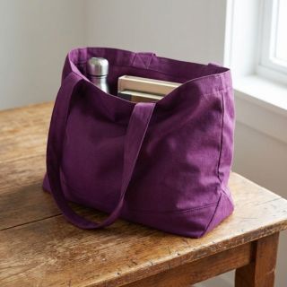 Cotton poplin dark purple