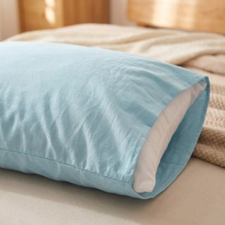 Cotton poplin light blue