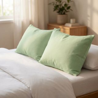 Cotton poplin light mint