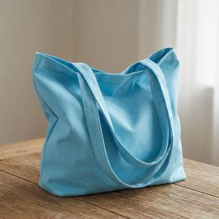 Cotton poplin sky blue