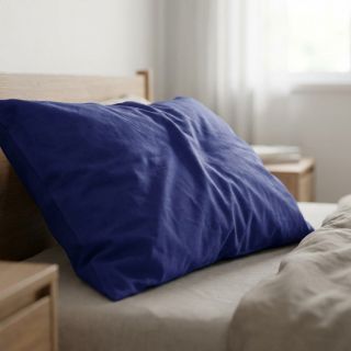 Cotton poplin dark cobalt