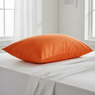 Cotton poplin orange