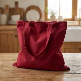 Cotton poplin wine
