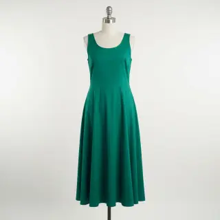 Cotton poplin petrol