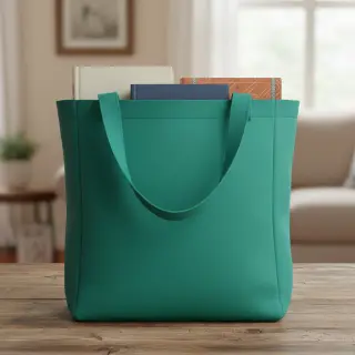 Cotton poplin petrol