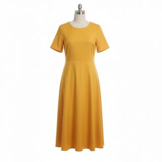 Cotton poplin yellow