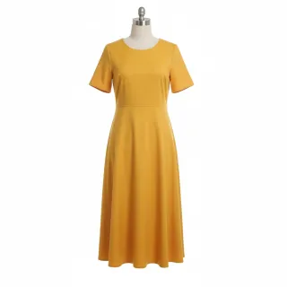 Cotton poplin yellow