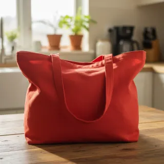 Cotton poplin red