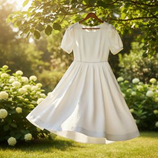 Cotton poplin optical white