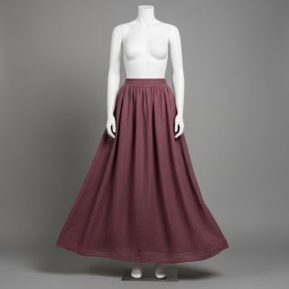 Cotton fabric SLUB WASHED mauve