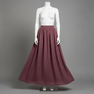 Cotton fabric SLUB WASHED mauve