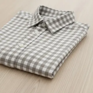 Cotton fabric Check sand