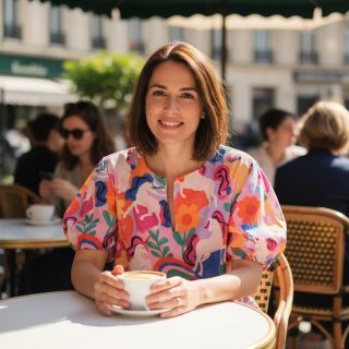 Cotton fabric Unicorns multi digital print