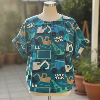 Cotton fabric Vehicles petrol digital print