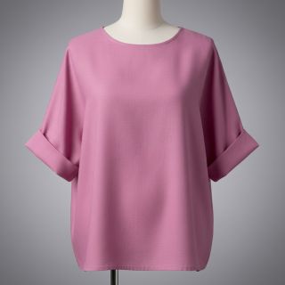 Cotton fabric with linen PREMIUM dawn pink