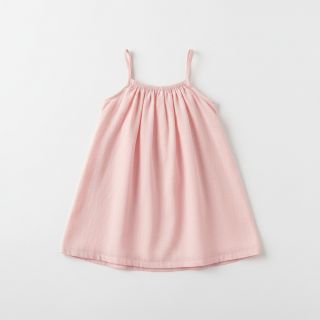 Cotton fabric with linen PREMIUM light pink