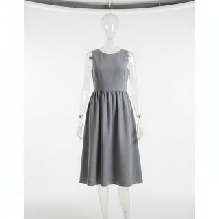 Cotton fabric with linen PREMIUM light grey