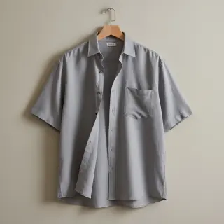 Cotton fabric with linen PREMIUM light grey
