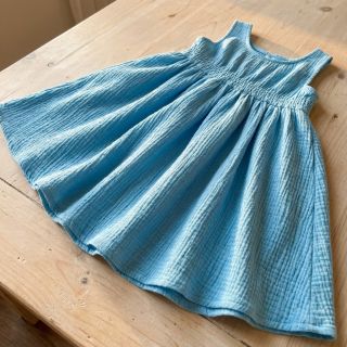 Cotton fabric STRETCH Baby blue