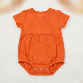 Cotton fabric STRETCH Baby orange