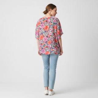 Cotton fabric Expession flowers digital print