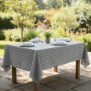 Cotton fabric Brigitte gris