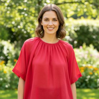 Cotton fabric with linen marlboro red