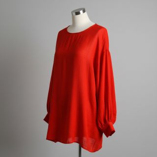 Cotton fabric with linen red