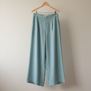 Cotton fabric with linen old blue